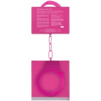 Розовые металлические наручники Ouch Beginners Handcuffs
