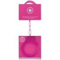 Розовые металлические наручники Ouch Beginners Handcuffs