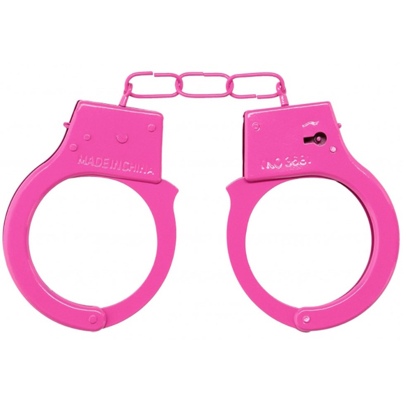 Розовые металлические наручники Ouch Beginners Handcuffs