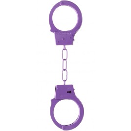 Фиолетовые металлические наручники Ouch Beginners Handcuffs
