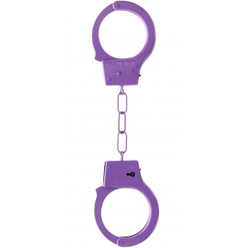 Фиолетовые металлические наручники Ouch Beginners Handcuffs