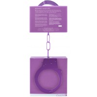 Фиолетовые металлические наручники Ouch Beginners Handcuffs