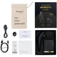 Набор стимуляторов для пар Golden Moments 2 Womanizer Premium 2 + We-Vibe Chorus