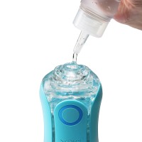 Футуристичный мастурбатор Tenga Flip ORB Ocean голубой