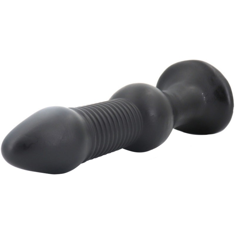 Фаллос с ребристым рельефом X-Men Butt Plug 28 см