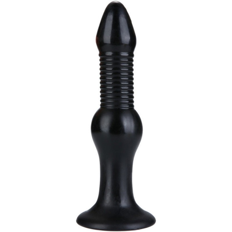 Фаллос с ребристым рельефом X-Men Butt Plug 28 см