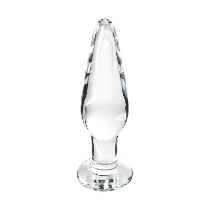 Набор анальных втулок Sexus Glass, стекло, прозрачный, 14/12,5/12 см, Ø 4/3,5/3 см
