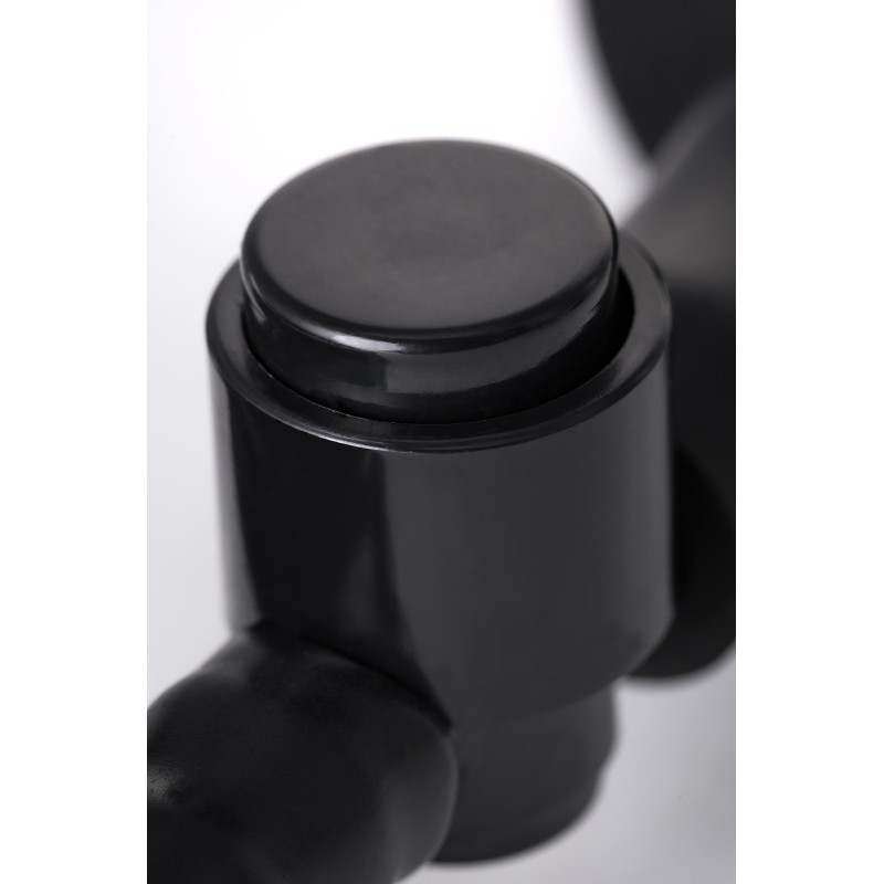 Помпа для пениса TOYFA A-Toys с вибрацией, PVC, чёрный, 22,8 см