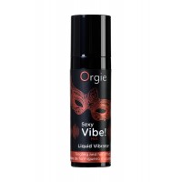 Жидкий вибратор ORGIE Sexy Vibe Hot с разогревающим и вибрирующим эффектом, 15 мл