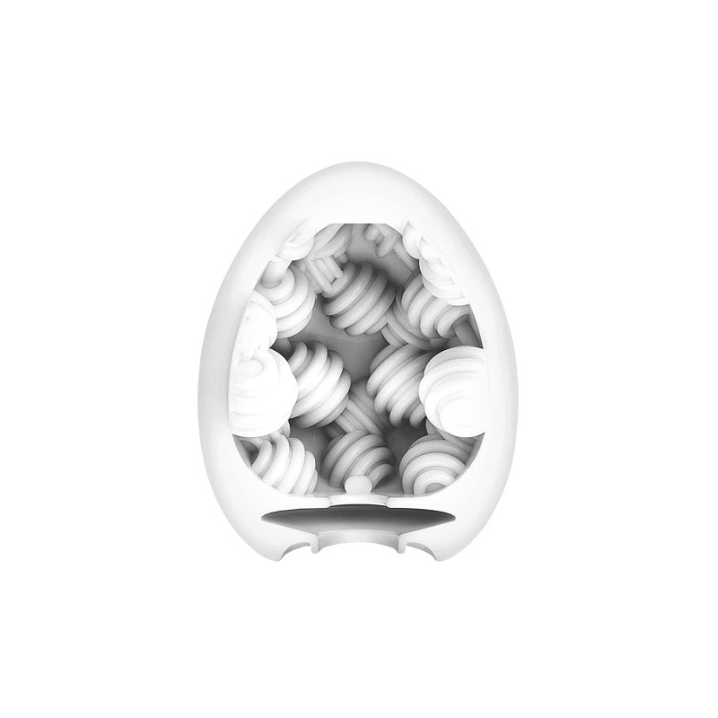 Нереалистичный мастурбатор TENGA №17 Sphere, TPE, белый, 6,1 см