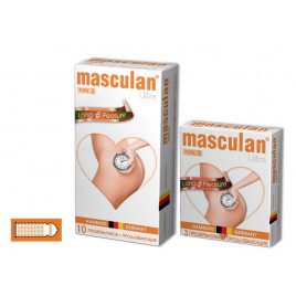 Презервативы Masculan Ultra 3,  10 шт.  Кольца и пупырышки с анестетиком (Long Pleasure) 10/10УПАК