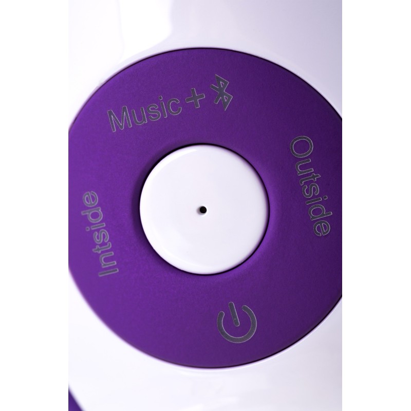 Вибратор с клиторальным стимулятором Nalone Rhythm X2, силикон, фиолетовый, 21,6 см