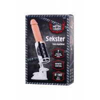Секс-машина Sekster, MotorLovers, ABS, черная, 29 см