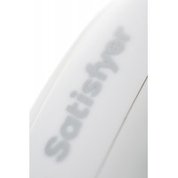 Вакуум-волновой бесконтактный стимулятор клитора Satisfyer Curvy 1+, силикон, белый, 14,3 см.