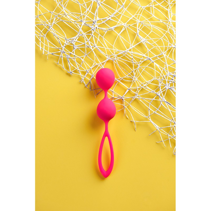 Вагинальные шарики A-Toys by TOYFA Rai, силикон, розовые, 17 см