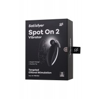 Вибростимулятор клитора Satisfyer Spot On 2, черный, 9 см