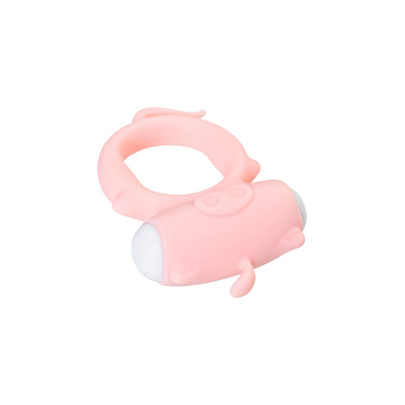 Виброкольцо на пенис A-Toys by TOYFA Kear, силикон, розовое, Ø 2 см