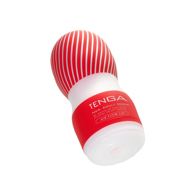 Нереалистичный мастурбатор TENGA Air Flow Cup, TPE, белый, 15,5 см