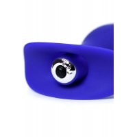 Анальная вибровтулка ToDo by Toyfa Fancy, силикон, синий, 10,7 см, Ø 3,5 см
