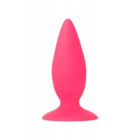 Анальная втулка TOYFA POPO Pleasure, силикон, розовая, 9 см