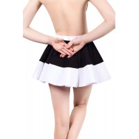 Нижняя часть костюма «Горничная», Pecado BDSM, юбка, черно-белый, 44-46
