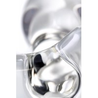 Анальная втулка Sexus Glass, стекло, прозрачная, 10,5 см, Ø 3,5 см