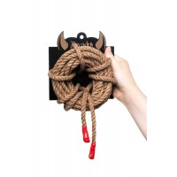 Веревка игровая джутовая "SHIBARI" Pecado BDSM ,8мм, длина 10м.