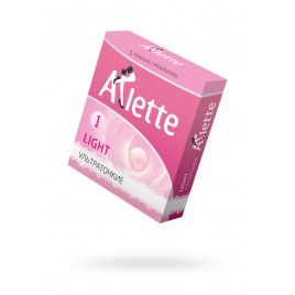 Презервативы Arlette, light, ультратонкие, латекс, 19 см, 5,5 см, 3 шт.