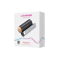 Мастурбатор нереалистичный LOVENSE Solace PRO, TPE, черный, 23,1 см