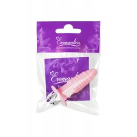 Анальная вибровтулка Eromantica, Princess, силикон, розовая, 9 см