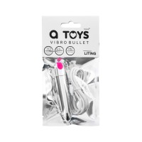 Вибропуля A-Toys by TOYFA LITING, 10 режимов вибрации, АБС-пластик, серебристый, 9,5 см