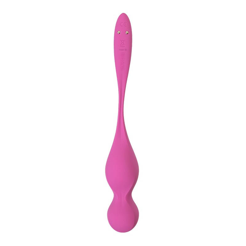 Вагинальные шарики с вибрацией Satisfyer Love Birds 1 Connect App, розовый, 22,2 см