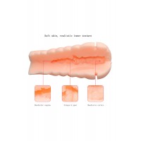 Вибромастурбатор реалистичный вагина, XISE, TPR, телесный, 21 см