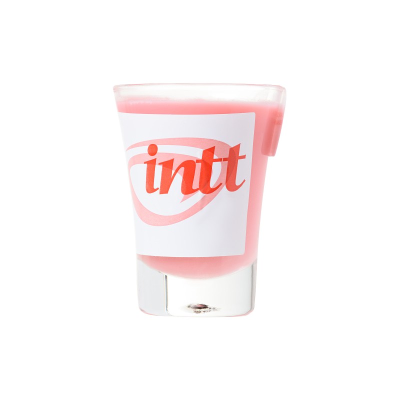 Массажная свеча для поцелуев INTT Strawberry с ароматом клубники, 30 мл
