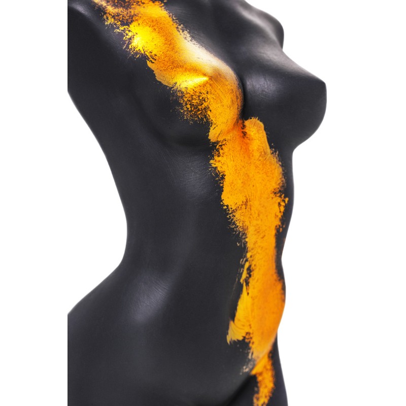 Подставка под сувенирную продукцию "Женское тело" золотой, черный