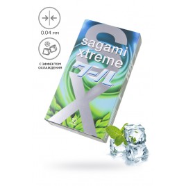 Презервативы Sagami, xtreme, Mint, латекс, 19 см, 5,2 см, 10 шт.