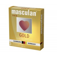 Презервативы Masculan 5 Ultra , 3шт Золотого цвета (Аромат ваниль)