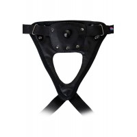 Страпон на креплении LoveToy с поясом Harness, реалистичный, neoskin, телесный, 21 см