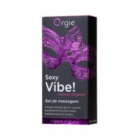 Жидкий вибратор ORGIE Sexy Vibe Intense Orgasm с покалывающим, разогревающим и охлаждающим эффектом