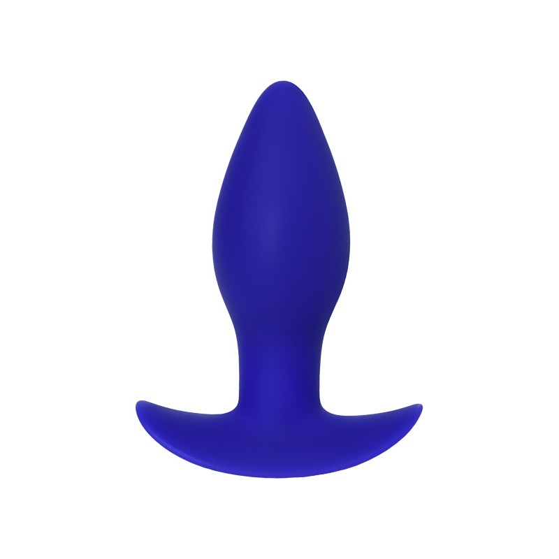 Анальная вибровтулка ToDo by Toyfa Fancy, силикон, синий, 10,7 см, Ø 3,5 см