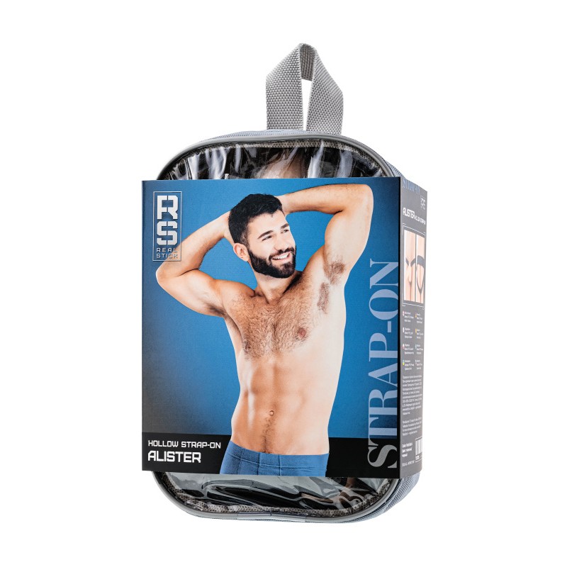 Фаллопротез RealStick Strap-On Alister, TPE, телесный, 15 см