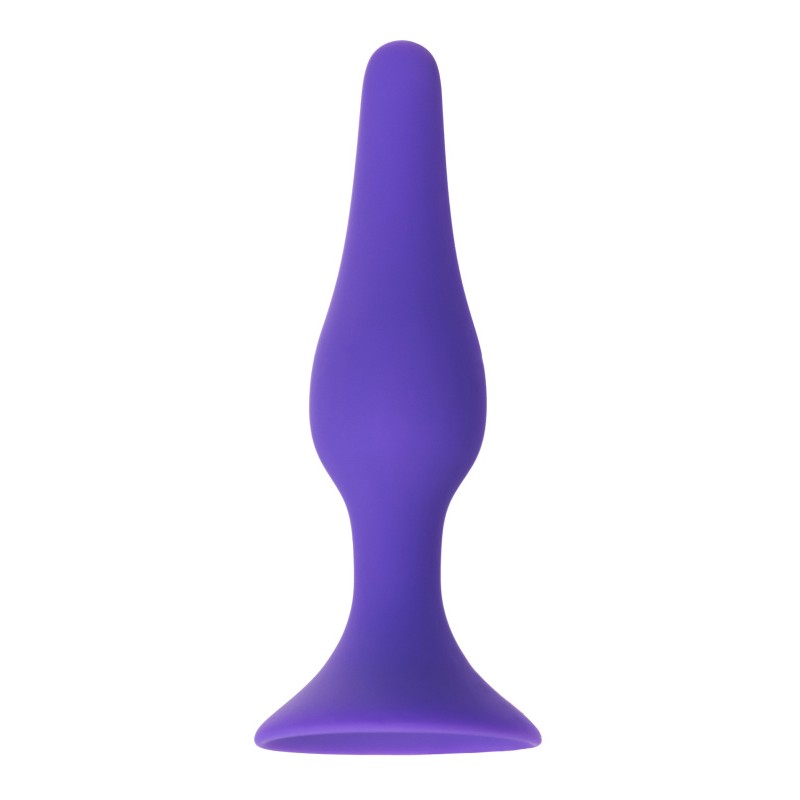 Анальная втулка A-Toys by TOYFA, силикон, фиолетовая, 11,3 см