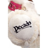 Бондажный набор Pecado BDSM, «Медведь белый», оковы, наручники, натуральная кожа, розовый