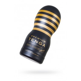 Нереалистичный мастурбатор TENGA PREMIUM Original Vacuum CUP Hard, TPE, белый, 15,5 см