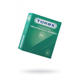 Презервативы Torex, увеличенного размера, латекс, 20 см, 5,6 см, 3 шт.