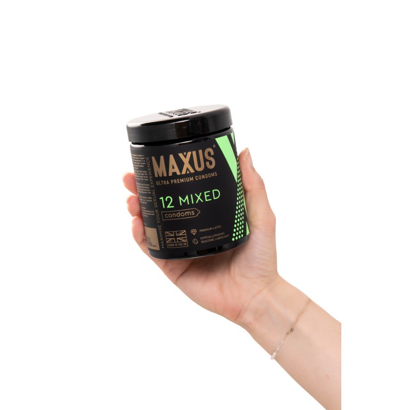 Презервативы Maxus Mixed, набор, латекс, 12 шт.