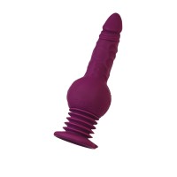Мини секс-машина Striker с пультом ДУ, MotorLovers by TOYFA, силикон, фиолетовый, 23,5 см
