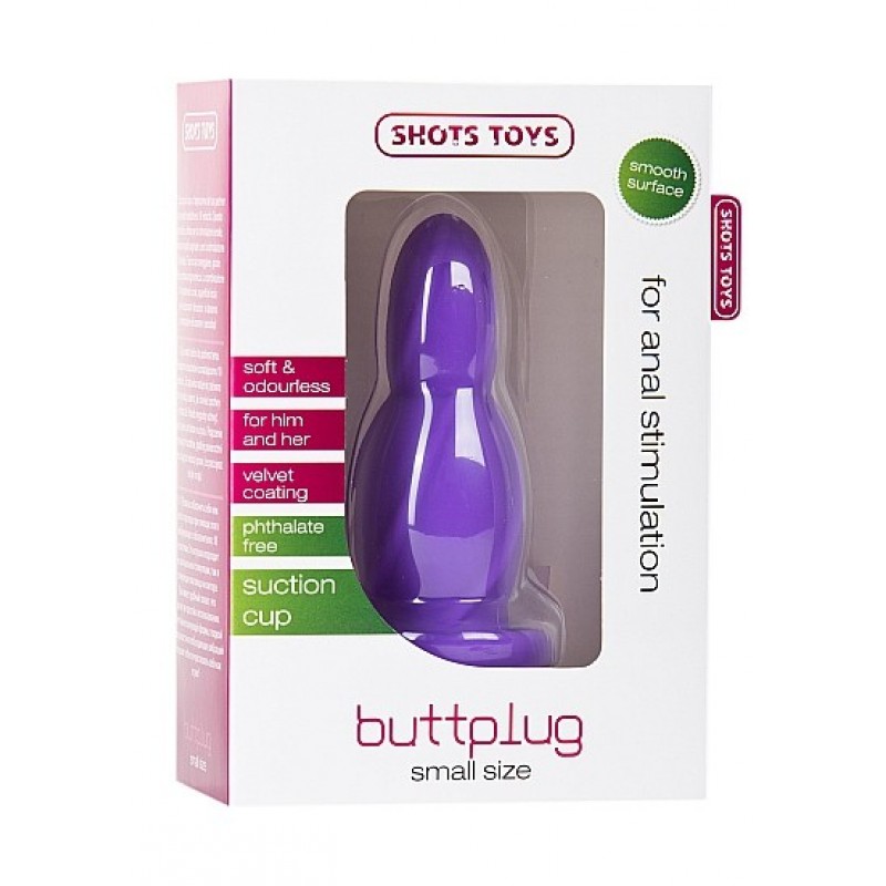 Анальная втулка Small Buttplug фиолетовая