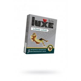 Презервативы Luxe Big Box Long Love 40% дольше, 18 см., №3, 24 шт.