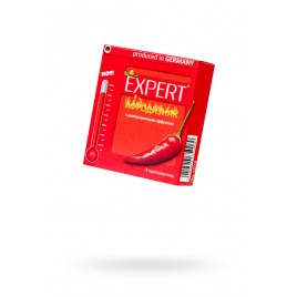 Презервативы Expert, «Афродизиак», возбуждающие, разогревающий эффект, 18 см, 5,2 см, 3 шт.